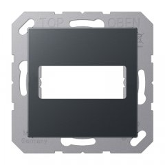 Virsma DSUB 9 spraudsavienotājam, 9-/15-polig, Serie A, anthrazit matt