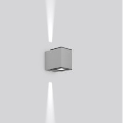 Gaismeklis ZONO PRO, 23 W, 520 lm, 830, silver, DALI Wall luminaires, L 100 B 154 H 127, Transparent glass