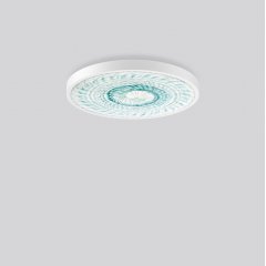 Gaismeklis TRIONA round, 64 W, 5650 lm, 840, white, smart+free Ceiling and wall luminaires, D 681 H 88, Pattern grid glass