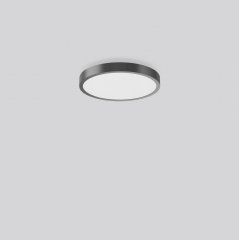 Gaismeklis TRIONA round, 28 W, 3150 lm, 830, anthracite, smart+free Ceiling and wall luminaires, D 461 H 88, Plastic (PMMA) prismatic