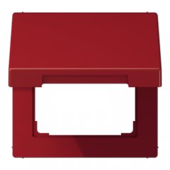 Rozetes vāks ar atsperi, termoplasts, Serie LS, sarkans