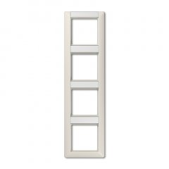 Rāmītis 4-vietīgs, marķējams, vertikāla montāža, duroplasts, AS 500, ziloņkaula