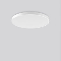 Gaismeklis TRIONA round, 66 W, 8050 lm, 830, white, DALI Ceiling and wall luminaires, D 845 H 88, Plastic (PMMA) prismatic