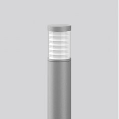 Apgaismes stabiņš MEGA TOWER F, 10 W, 880 lm, 830, silver, smart+free Bollards, D 115 H 1000