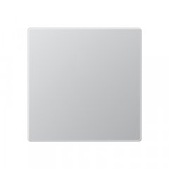 Nosedzošais vāks (tukša virsma) ar centrālplati , termoplasts lakots, Serie A, alumīnijs