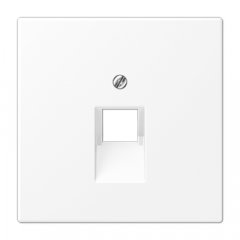 Virsma UAE datu rozetei 1 x 8-polig, termoplasts lakots, Serie LS, sniegbalts matēts