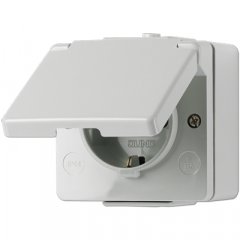 Kontaktligzda SCHUKO 16 A 250 V ~, IP 44, WG 600