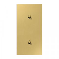 Virsma slēdžiem, 2-viet, 2 x 1 cilindrisks rotācijas slēdzis, vertikāli montējams, Serie LS 1912, misiņš