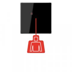 Avārijas izsaukšanas sistēmas vilkšanas poga  LS sērija melns