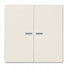 Taustiņs KNX slēdzim ar indikācijas logu 2-viet, duroplasts, Serie LS, ziloņkaula