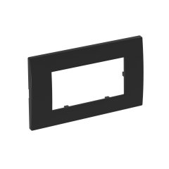 Ramītis priekš dubulta Modul 45 84x140mm, PC, pelēkmelna, 7021 AR45-F2 SWGR