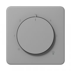 Centrālplate termostatam, termoplasts, Serie CD, pelēks