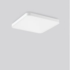 Gaismeklis TRIONA square, 41 W, 5800 lm, 840, white, smart+free Ceiling and wall luminaires, L 696 B 696 H 88, Plastic (PMMA) prismatic