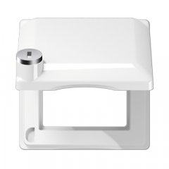 Rozetes vāks, 1-vietīgs, AS 500, balts