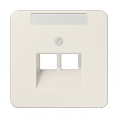 Virsma IAE/UAE-datu rozetei 2 x 8-polig, marķējams, termoplasts, Serie CD, ziloņkaula