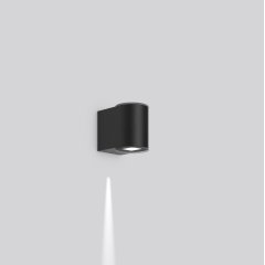 Gaismeklis NADELSPOT, 3,5 W, 130 lm, 830, anthracite, on/off Wall luminaires, L 100 B 154 H 131, Transparent glass