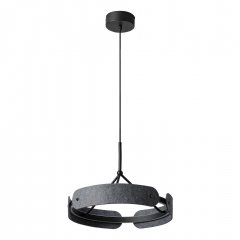 Decor Curve Felt Pendant 33W 830 Dark Grey