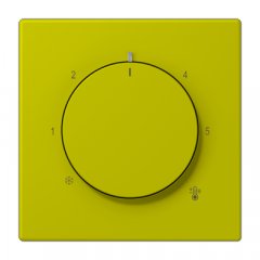 Centrālplate termostatam, termoplasts lakots, Serie LS, vert olive vif