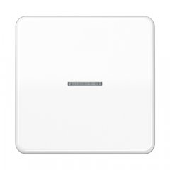 Taustiņs KNX slēdzim ar indikācijas logu 1-viet, duroplasts, Serie CD, balts