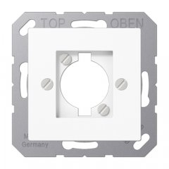 Virsma, paredzēta XLR rozetei (D-Serie), termoplasts, Serie AS/A, balts