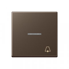 Taustiņs 1-viet, ar indikācijas logu, ar zvana simbolu, Serie A, moka