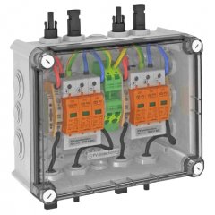 Pārsprieguma aizsardzība VG-BC900S11 2x1 PV rindas uz 2 WR-MPP+MC4