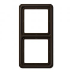 Rāmītis 2-vietīgs, vertikālā un horizontālā montāža, duroplasts, CD 500, brūns