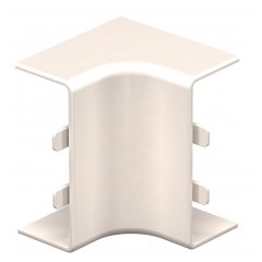 Iekšēja stūra vāks 20x50mm, PVC, krēmbalta, 9001