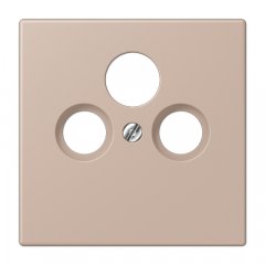 Centrālplate unversālā Sat/BK, termoplasts lakots, Serie LS, ombre brûlée claire