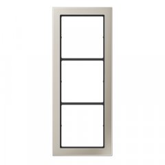 Rāmītis 3-vietīgs, FLAT DESIGN, krāsa nerūsējošais tērauds