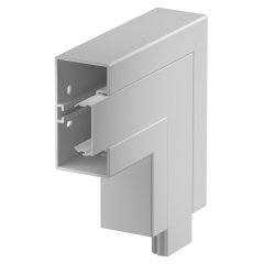 Plakanais stūris Stabils, neregulējams 200x200x100, PVC, gaiši pelēks, 7035