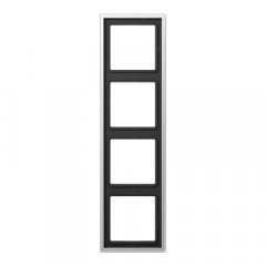 Rāmītis 4-vietīgs, vertikālā un horizontālā montāža, LS 990, alumīnija