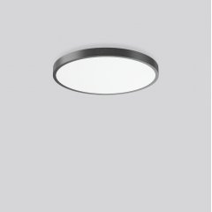 Gaismeklis TRIONA round, 106 W, 9300 lm, 830, anthracite, smart+free Ceiling and wall luminaires, D 681 H 88, Plastic (PMMA) opal