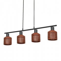 Decor Clay Windows Pendant LN 4XE27 Brown