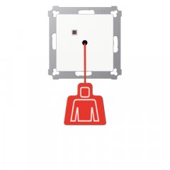 Avārijas izsaukšanas sistēmas vilkšanas poga  AS sērija balts