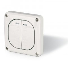 Slēdzis z/a 1+1 20A 230V IP66 PROTECTA SCAME