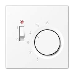 Centrālplate termoregulātoram, termoplasts lakots, Serie LS, sniegbalts matēts