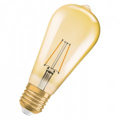 Spuldze Vintage 1906® LED EDISON 22 2.5 W/2400 K GOLD E27
