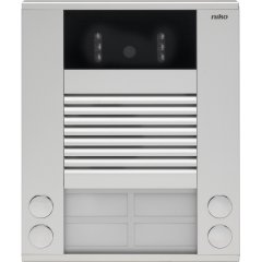 Virsapmetuma ārejais namrunis (door-phone) 20 mm ar 4 zvaniem divās rindās un kameru