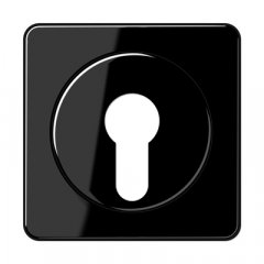Virsma slēdzim ar atslēgu, termoplasts, Serie CD, melns