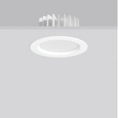 LEDONA ECO round, 10 W, 780 lm, 840, white, Phase-cut Recessed downlights, D 180 H 3 HEL 92, 108°