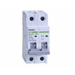 DC miniatūrs jaudas slēdzis 10 kA Ex9BP 2P DC300V K1