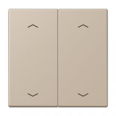 Taustiņs KNX slēdzim, ar virzienrādītāju 2-viet, Serie LS, ombre naturelle claire