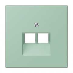 Virsma IAE/UAE-datu rozetei 2 x 8-polig, termoplasts lakots, Serie LS, vert anglais clair