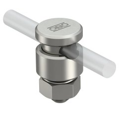 Savienošanas termināls apaļstieplei 8-10mm, V2A, 1.4301 5001 N-VA