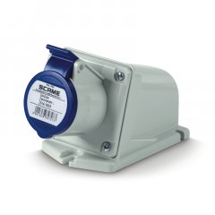 Spēka kontaktligzda SURF.MNT.SOCKET 2P+E IP44 16A 6h 200-250V AC 50Hz 60Hz BLUE