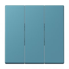 Taustiņs 3-viet, termoplasts lakots, Serie LS, céruléen vif