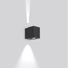 Gaismeklis ZONO PRO, 23 W, 1400 lm, 830, anthracite, DALI Wall luminaires, L 100 B 154 H 127, Transparent glass