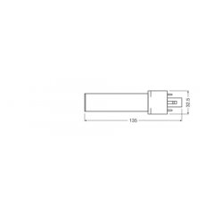 Spuldze OSRAM DULUX LED S EM & AC MAINS 3.5W 840 G23