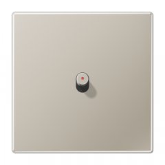 Virsma slēdžiem, 1-viet, 1 cilindrisks rotācijas slēdzis, Serie LS 1912, krāsa nerūsējošais tērauds